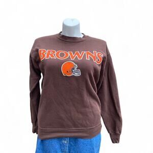 Vintage 90s Lee Sport NFL Cleveland Browns Football Pullover Crewneck Sweatshirt